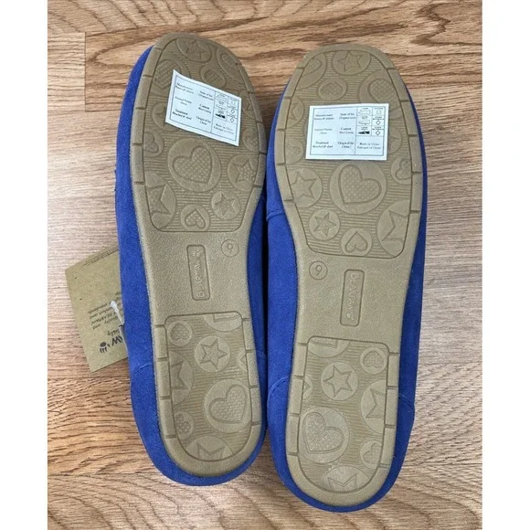 BEARPAW Belinda Waterproof Suede Moccasins Women's Size 9 Ultramarine NEW - Picture 10 of 12